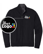 Port Authority Interlock Full-Zip Custom Jacket, color: Deep Black