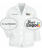 RedKap Lapel Custom Medical Coat, color: White