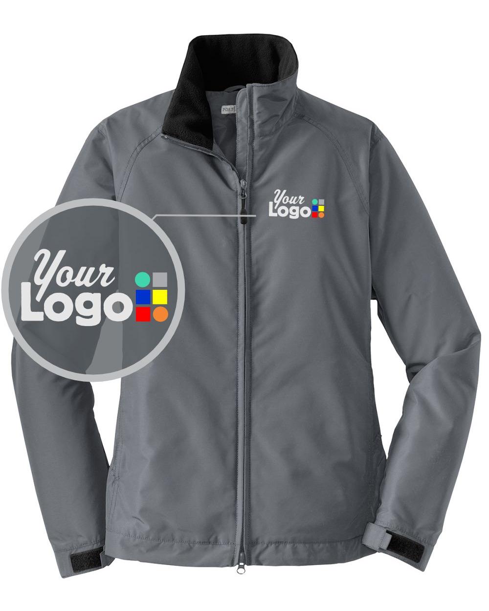 Port Authority Challenger Custom Jacket, color: Steel Grey/True Black