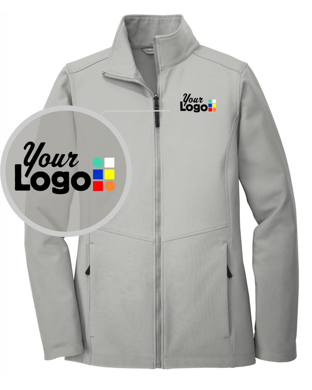 Port Authority Collective Soft Shell Custom Jacket, color: Gusty Grey