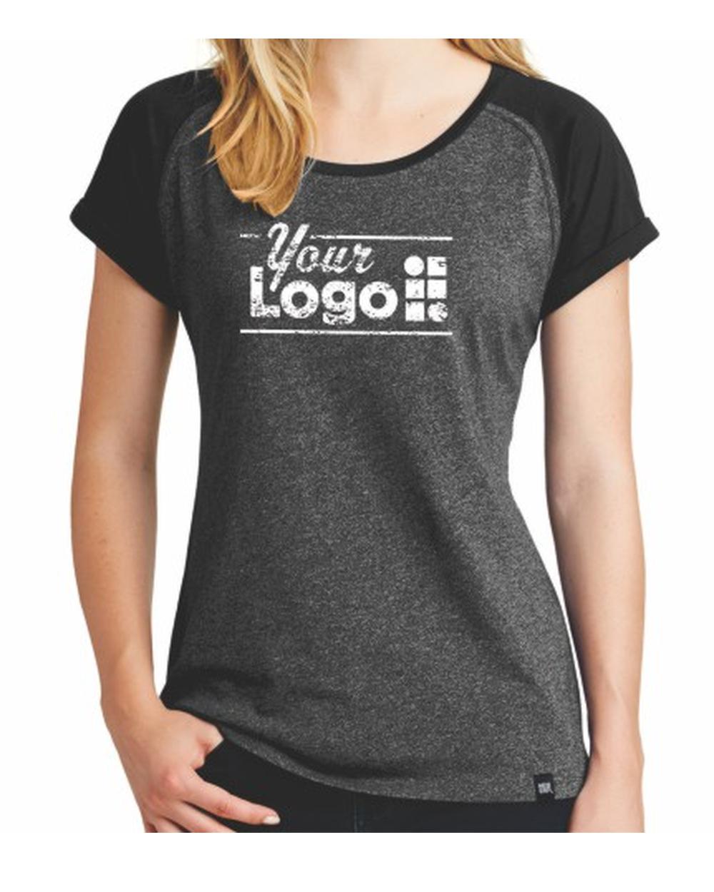 New Era S/S Heritage Varsity Custom T-Shirt, color: Black Twist/Black