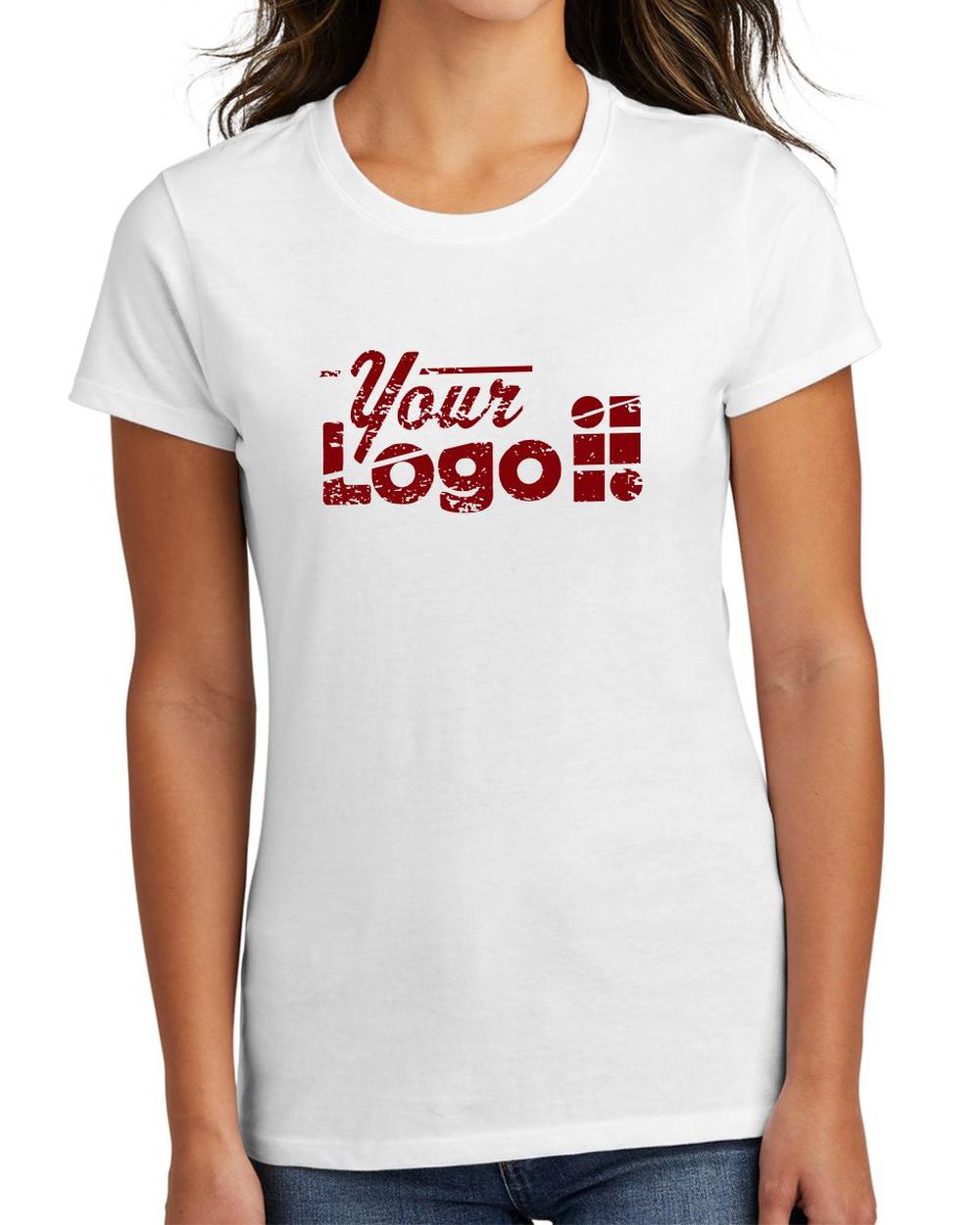 Port & Company S/S Fan Favorite Custom T-Shirt, color: White