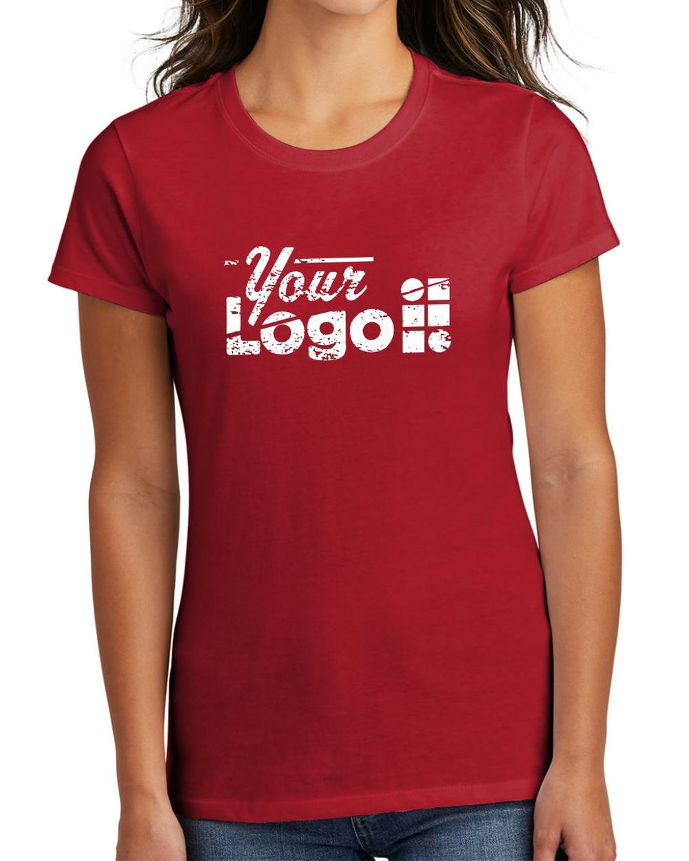 Port & Company S/S Fan Favorite Custom T-Shirt, color: Team Cardinal