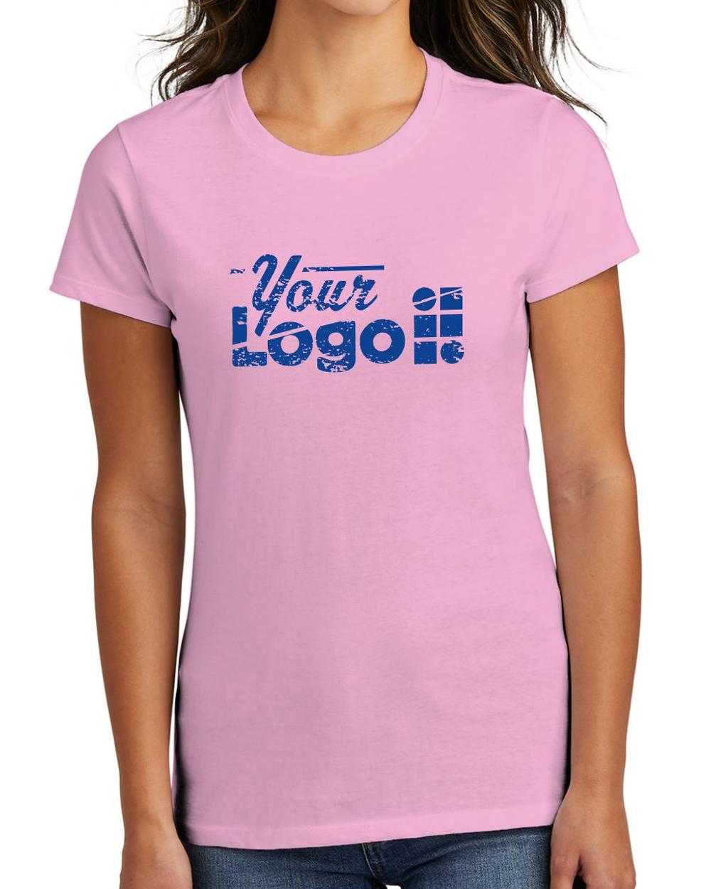 Port & Company S/S Fan Favorite Custom T-Shirt, color: Candy Pink