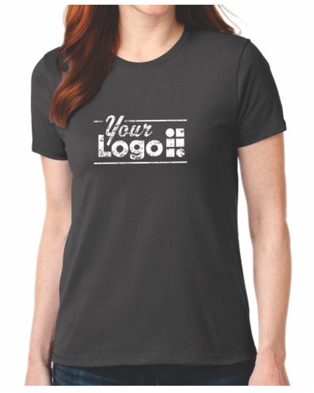 Port & Company S/S Blend Crewneck Custom T-Shirt, color: Charcoal