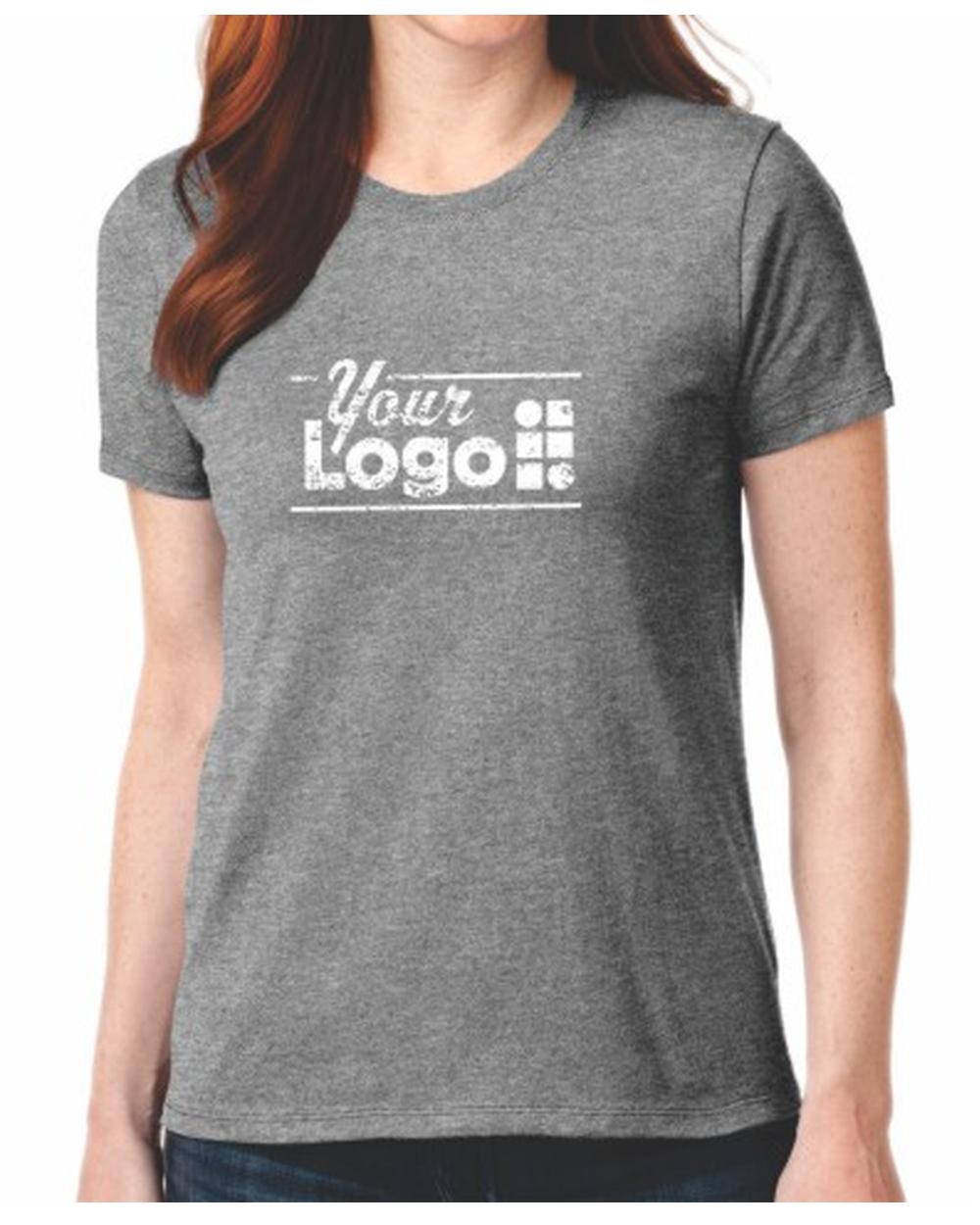 Port & Company S/S Blend Crewneck Custom T-Shirt, color: Athletic Heather