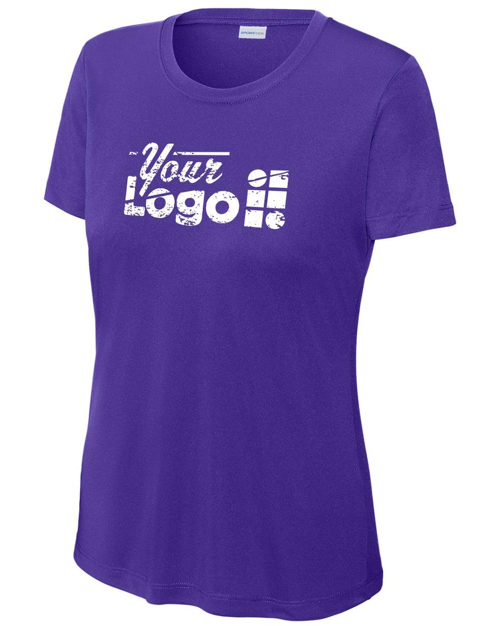 Sport-Tek S/S PosiCharge Competitor Custom T-Shirt, color: Purple