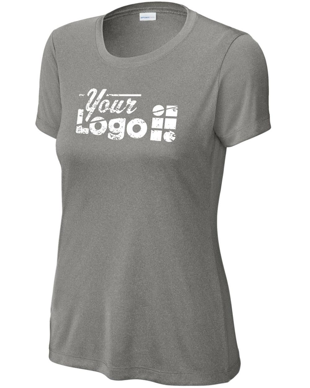 Sport-Tek S/S PosiCharge Competitor Custom T-Shirt, color: Grey Concrete Heather