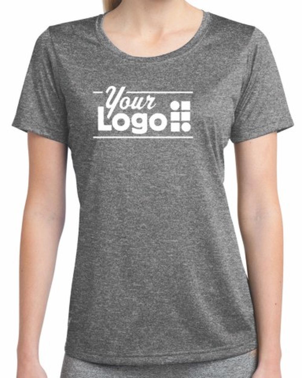 Sport-Tek S/S Heather Contender Custom T-Shirt, color: Vintage Heather