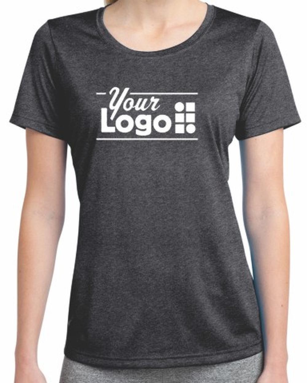 Sport-Tek S/S Heather Contender Custom T-Shirt, color: Graphite Heather