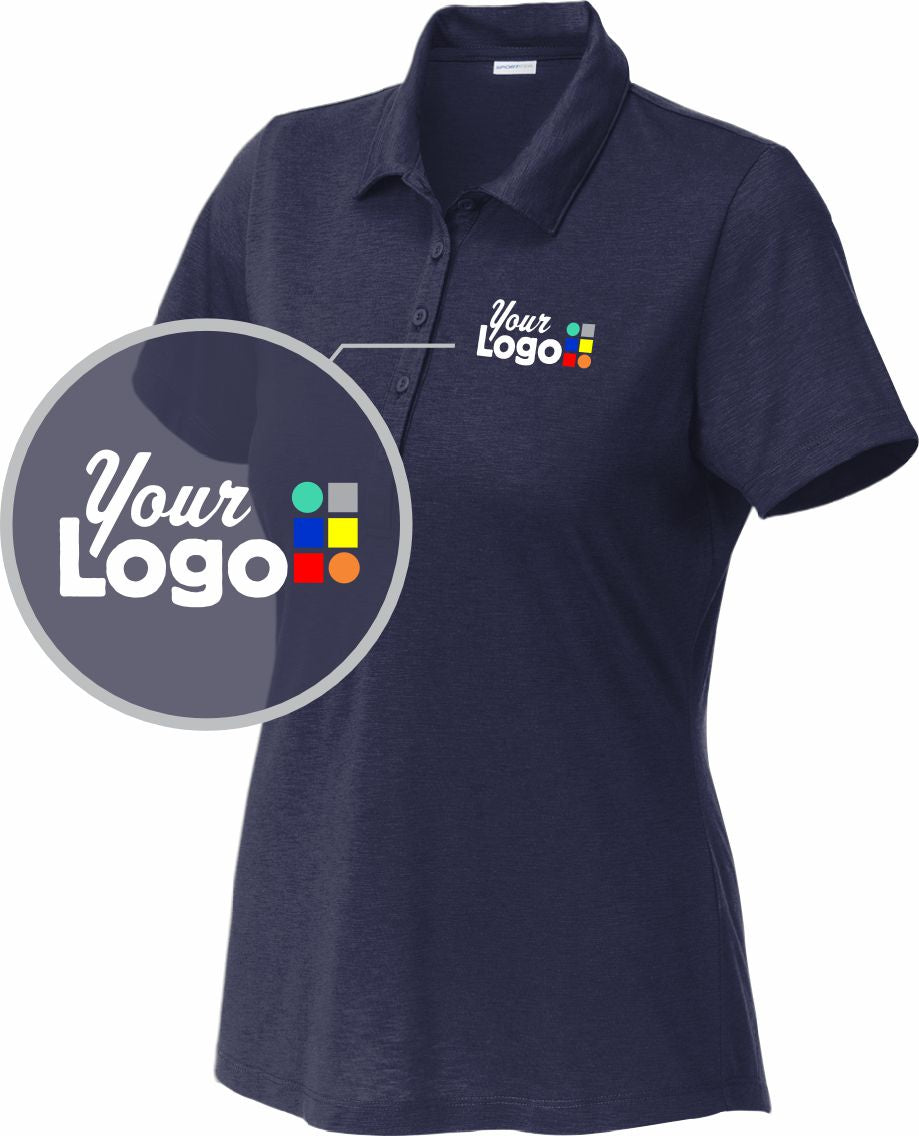 Sport-Tek S/S PosiCharge Strive Custom Golf Shirt, color: True Navy
