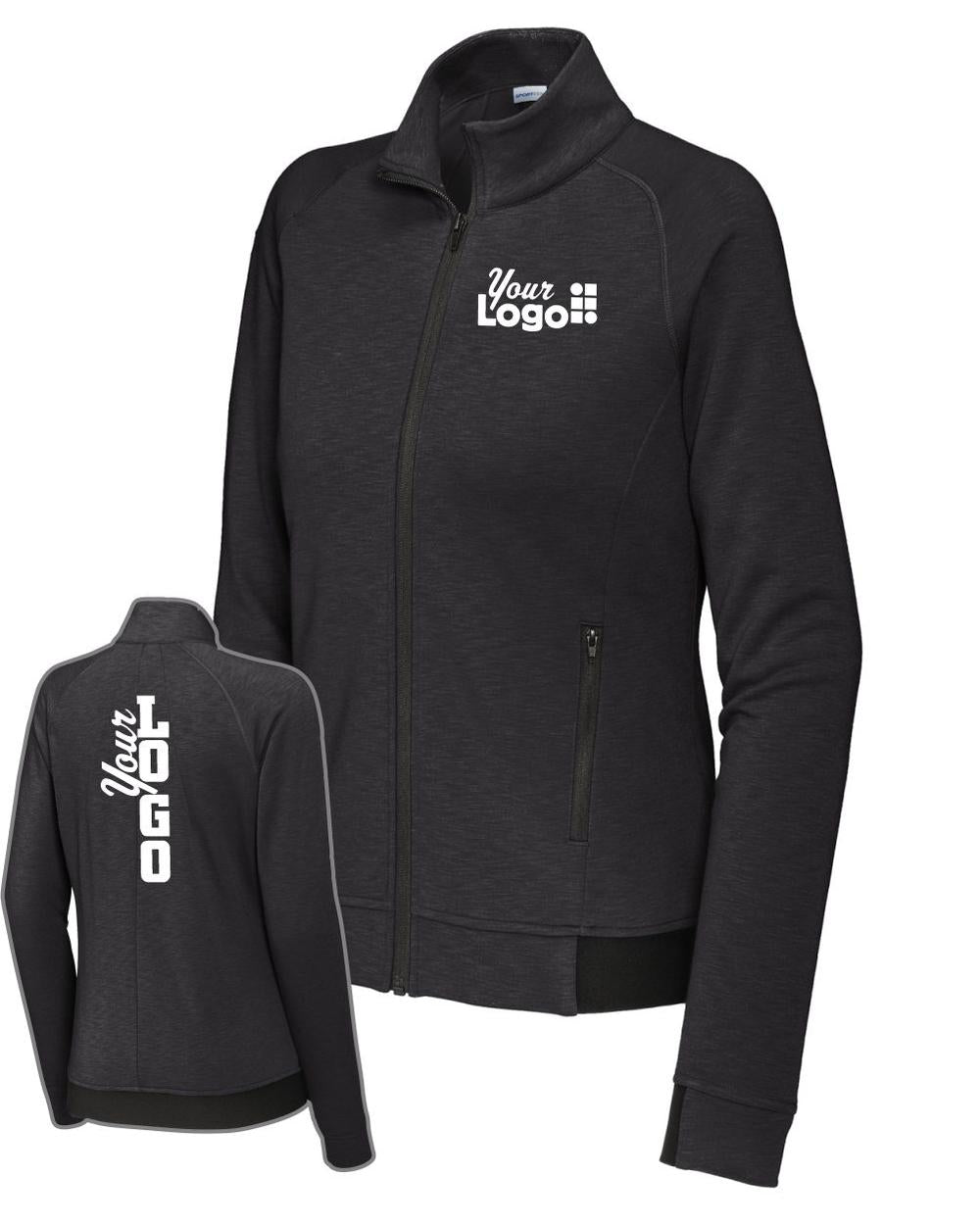 Sport-Tek PosiCharge Strive Full-Zip Custom Jacket, color: Black