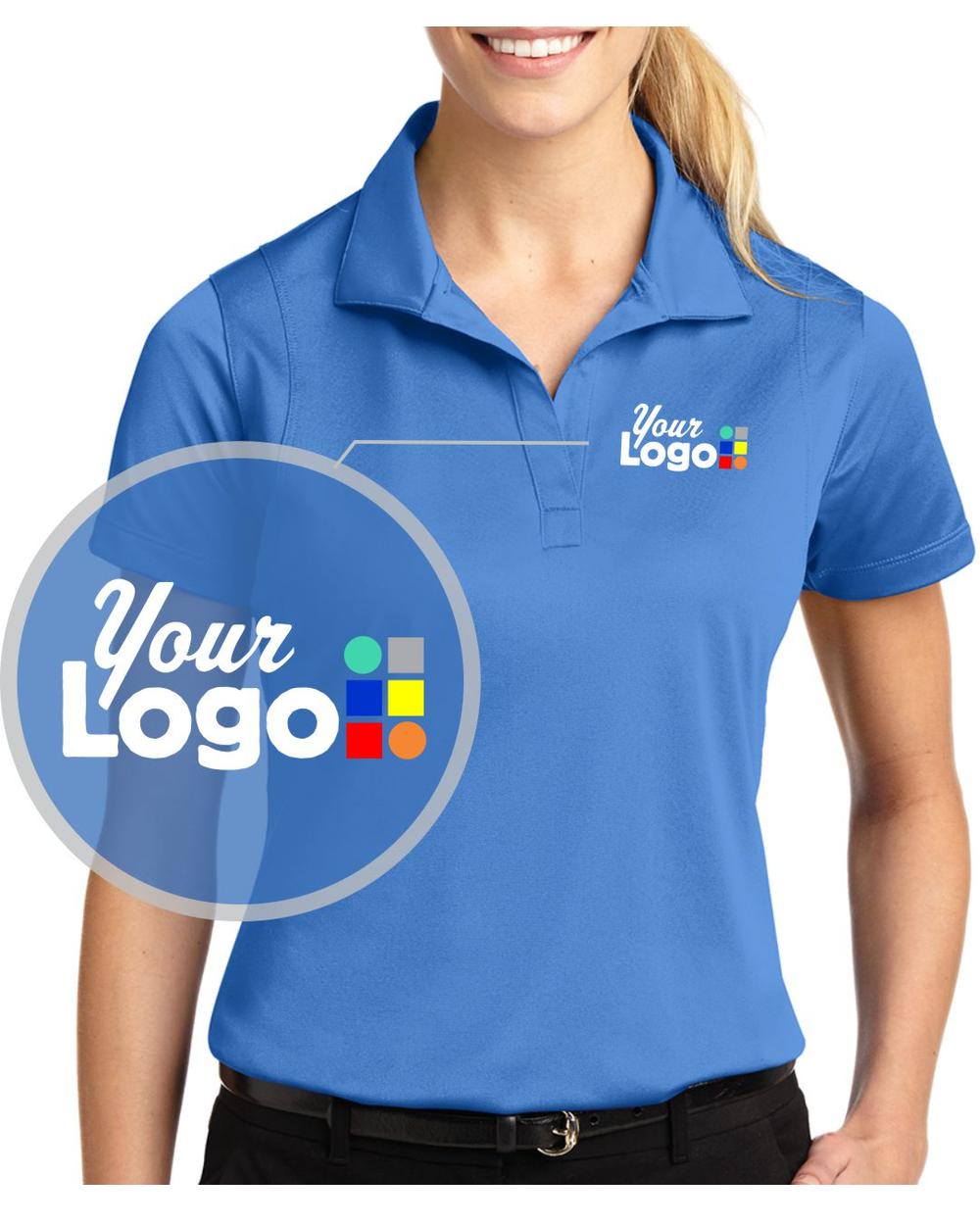 Sport-Tek S/S Micro Pique Custom Golf Shirt, color: Blue Lake