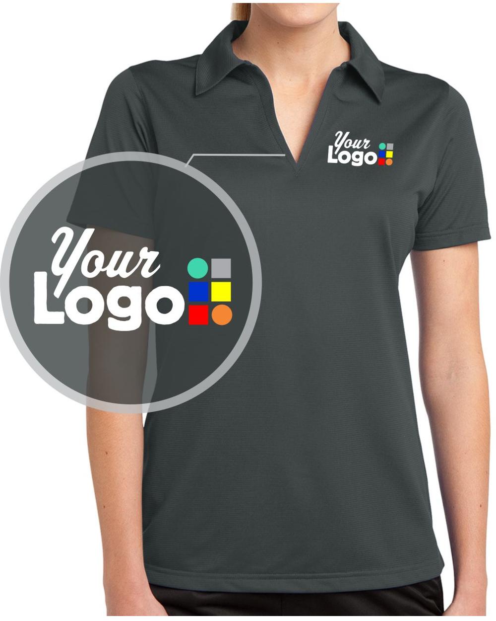 Sport-Tek S/S PosiCharge Active Textured Custom Golf Shirt, color: Iron Grey