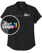 Port Authority S/S UV Dockside Custom Shirt, color: Deep Black