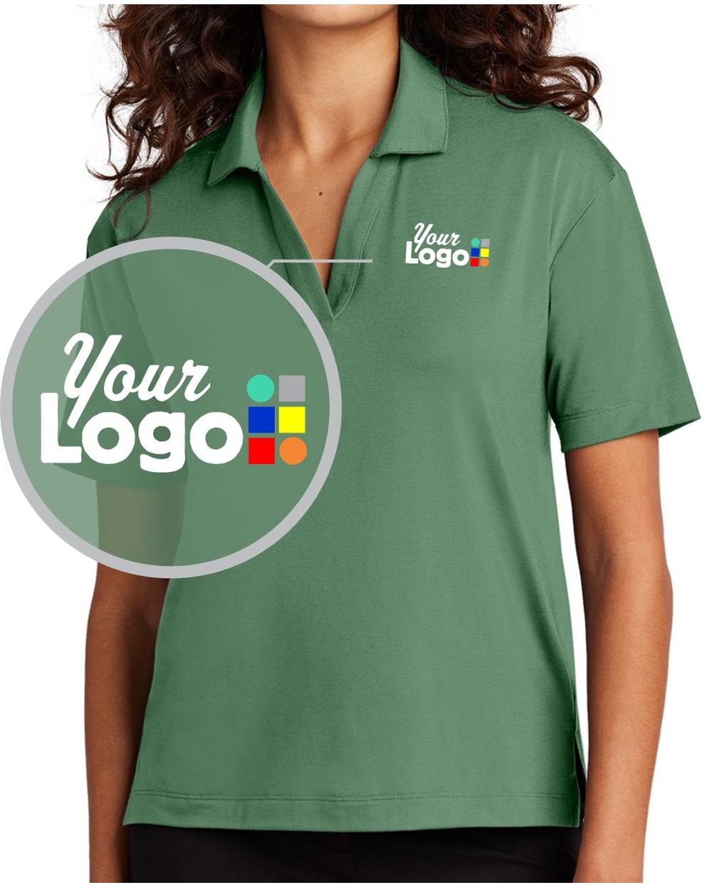 MERCER-METTLE S/S Stretch Custom Golf Shirt, color: Sage