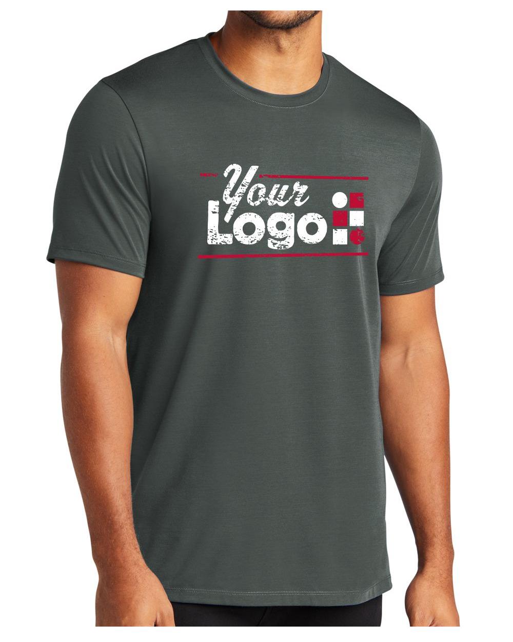 MERCER-METTLE S/S Stretch Custom T-Shirt, color: Anchor Grey