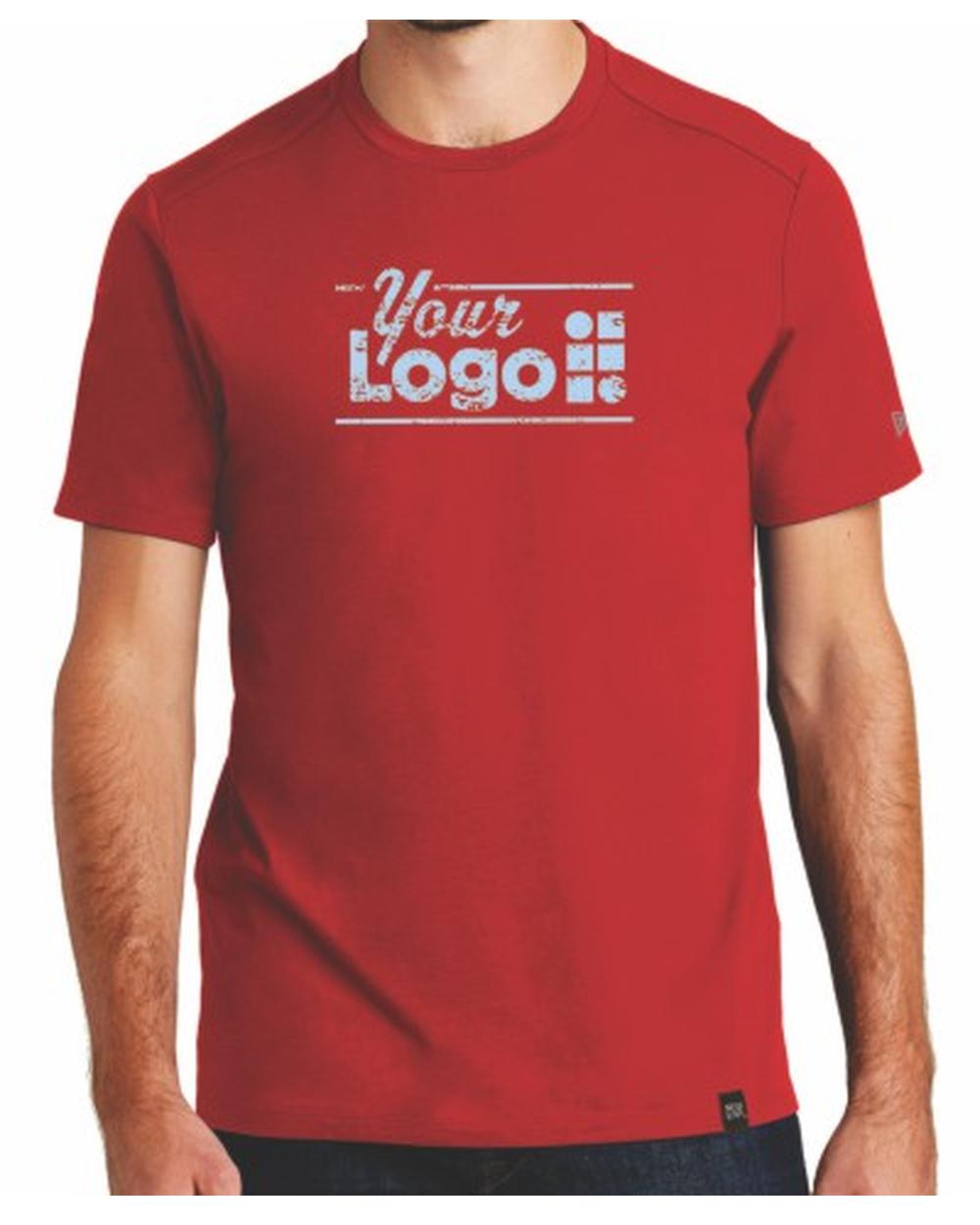 New Era S/S Heritage Custom T-Shirt, color: Scarlet