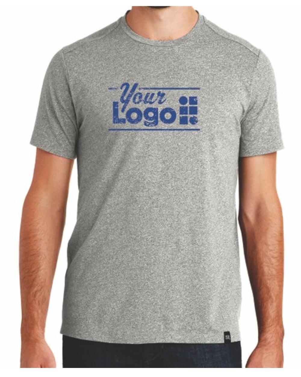 New Era S/S Heritage Custom T-Shirt, color: Light Graphite Twist