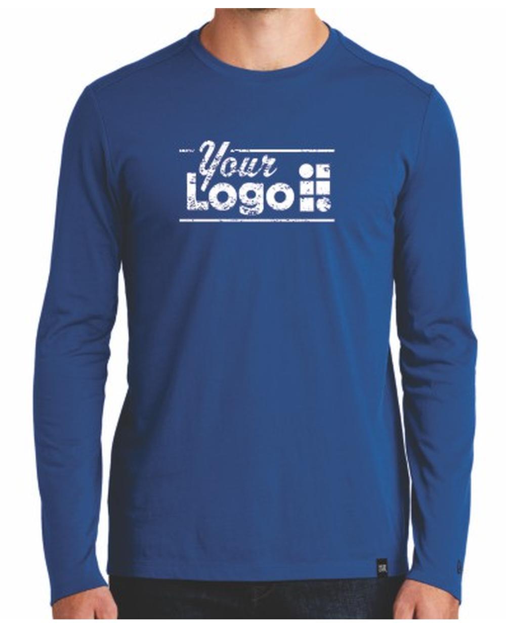 New Era L/S Heritage Custom T-Shirt, color: Royal