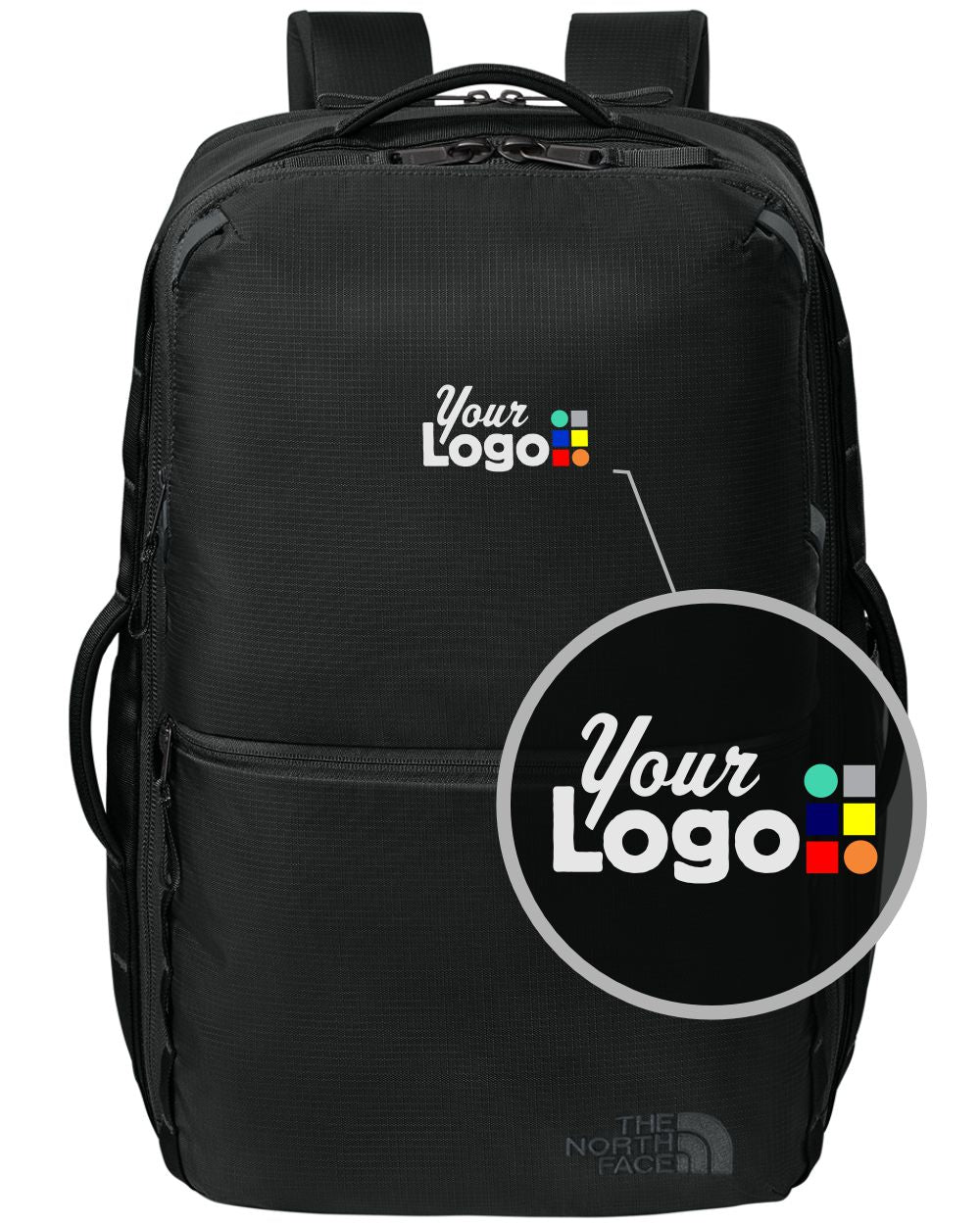 The North Face 35L Travel Custom Backpack, color: TNF Black