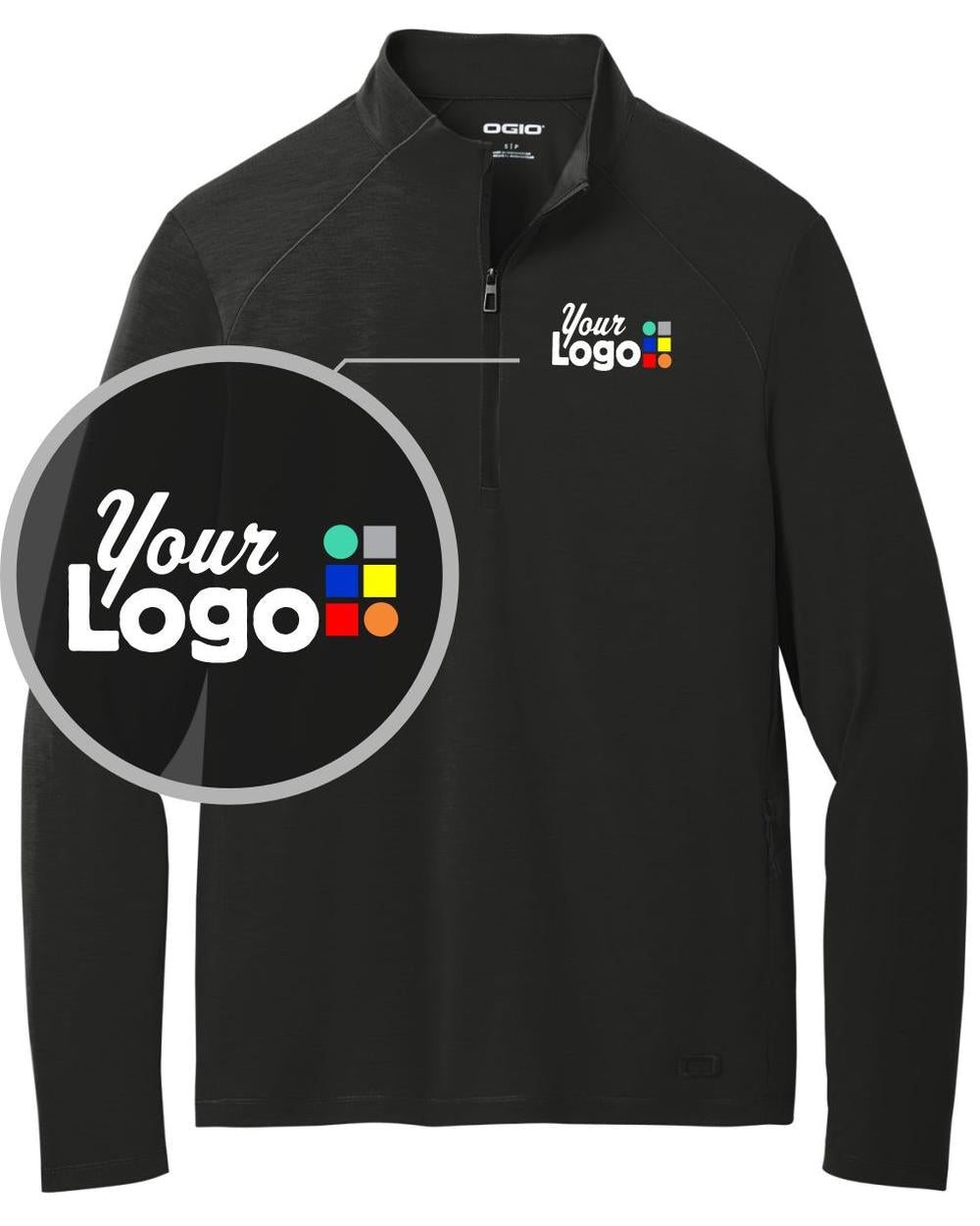 Ogio Motion Custom Pullover, color: Blacktop