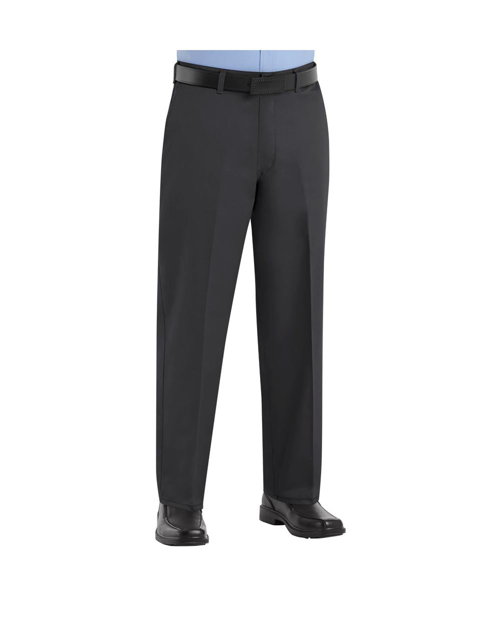 RedKap Plain-Front Cotton Work Pant, color: Black