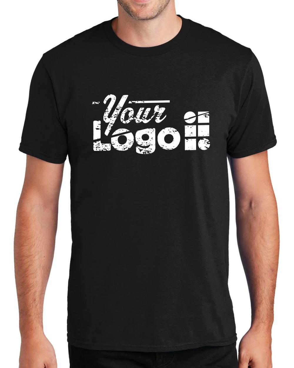 Port & Company S/S Fan Favorite Custom T-Shirt, color: Jet Black