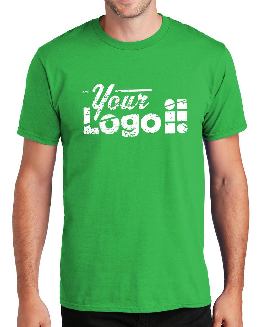 Port & Company S/S Fan Favorite Custom T-Shirt, color: Pro Kelly Green