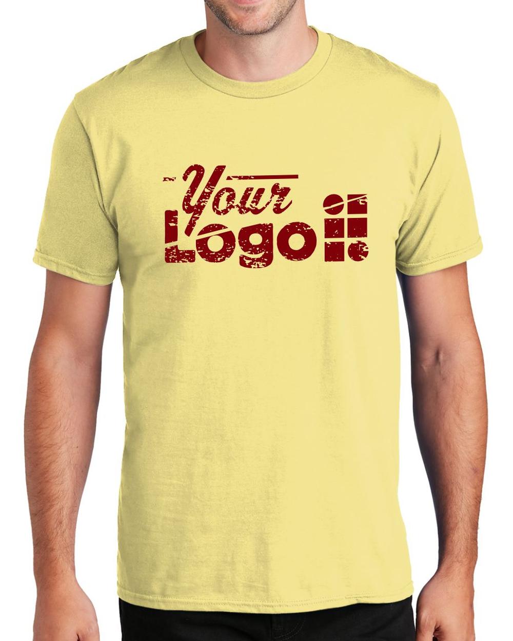 Port & Company S/S Fan Favorite Custom T-Shirt, color: Trophy Gold