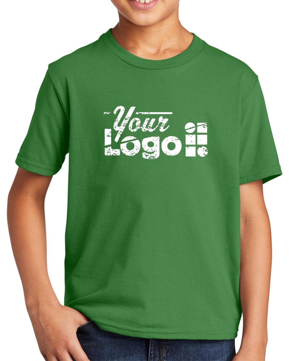 Port & Company S/S Fan Favorite Custom T-Shirt, color: Kiwi Green