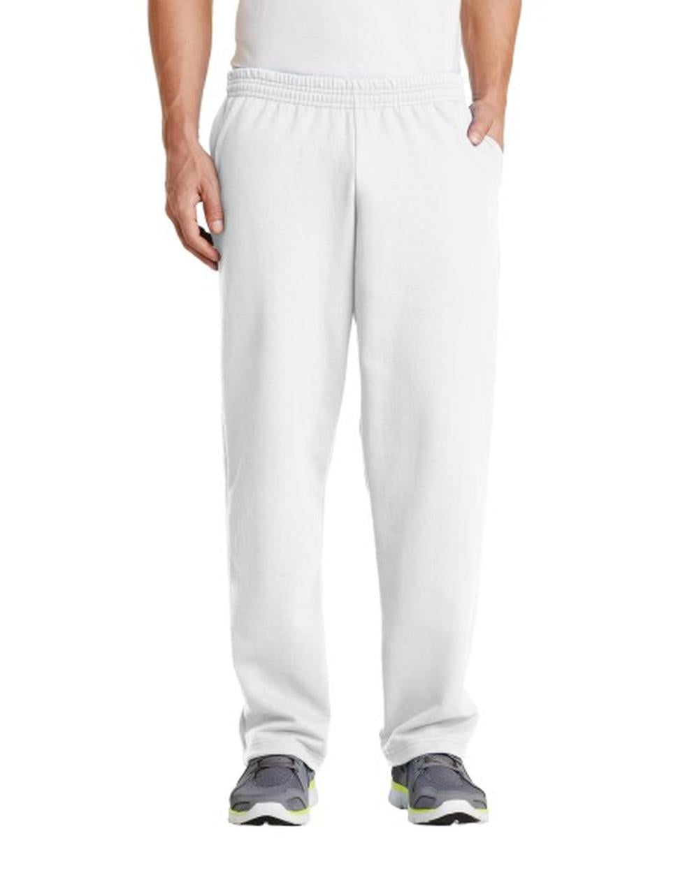 Port & Company Classic Fleece Pant, color: White
