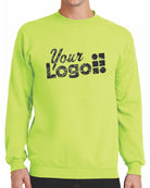 Port & Company Classic Custom Sweatshirt, color: Neon Yellow