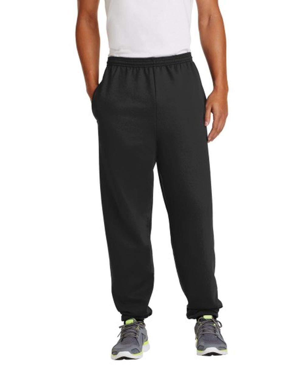 Port & Company Ultimate Fleece Pant, color: Jet Black