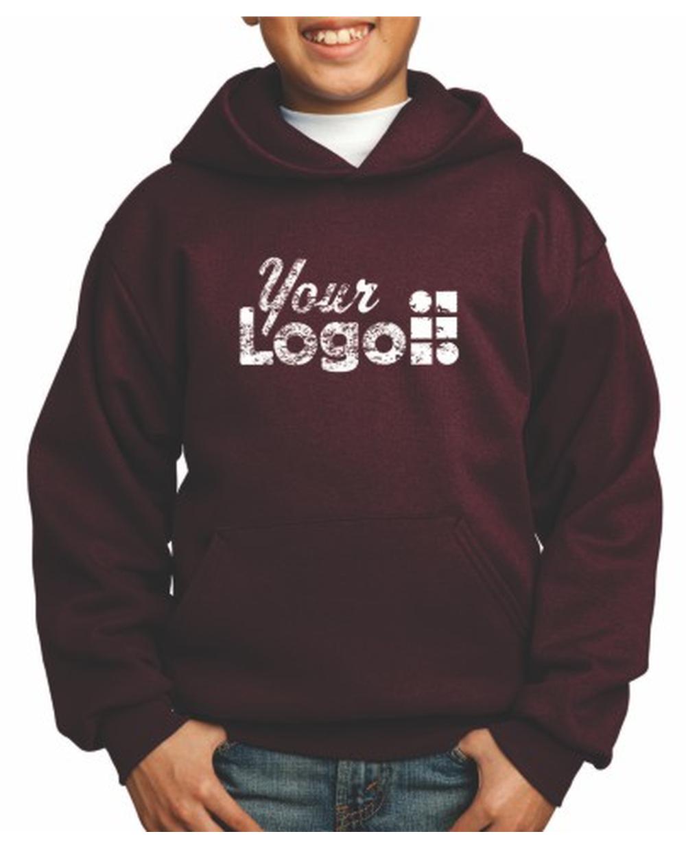 Port & Company Ultimate Custom Hoodie, color: Maroon