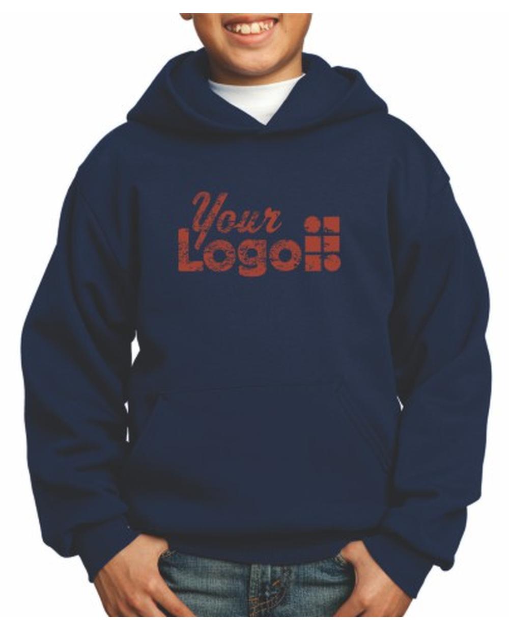 Port & Company Ultimate Custom Hoodie, color: Navy