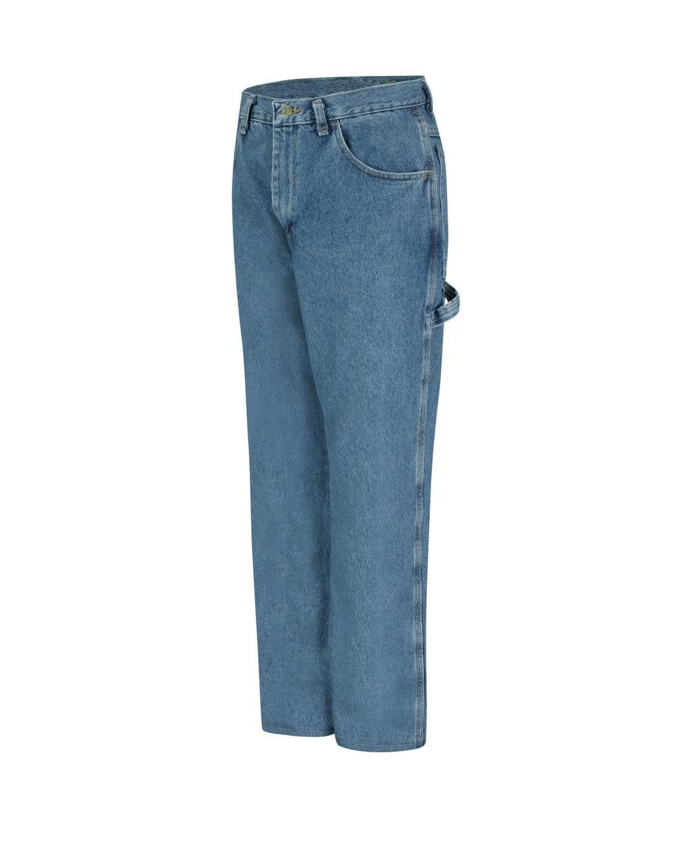 RedKap Loose-Fit Dungaree Denim Pant, color: Stonewash