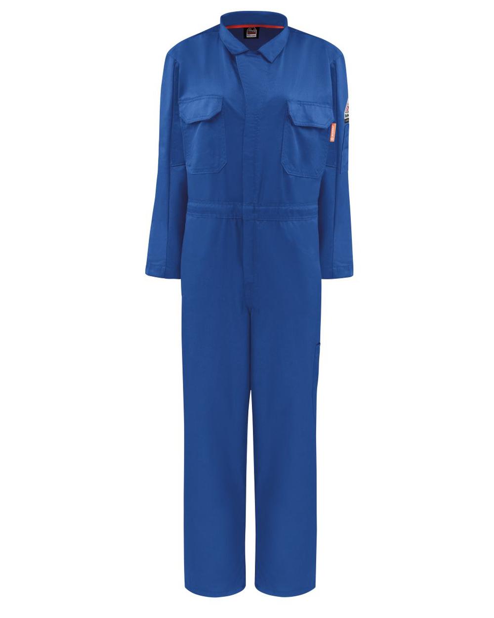 Bulwark IQ Series Nomex Medweight Mobility Flame Resistant Coverall, color: Royal Blue