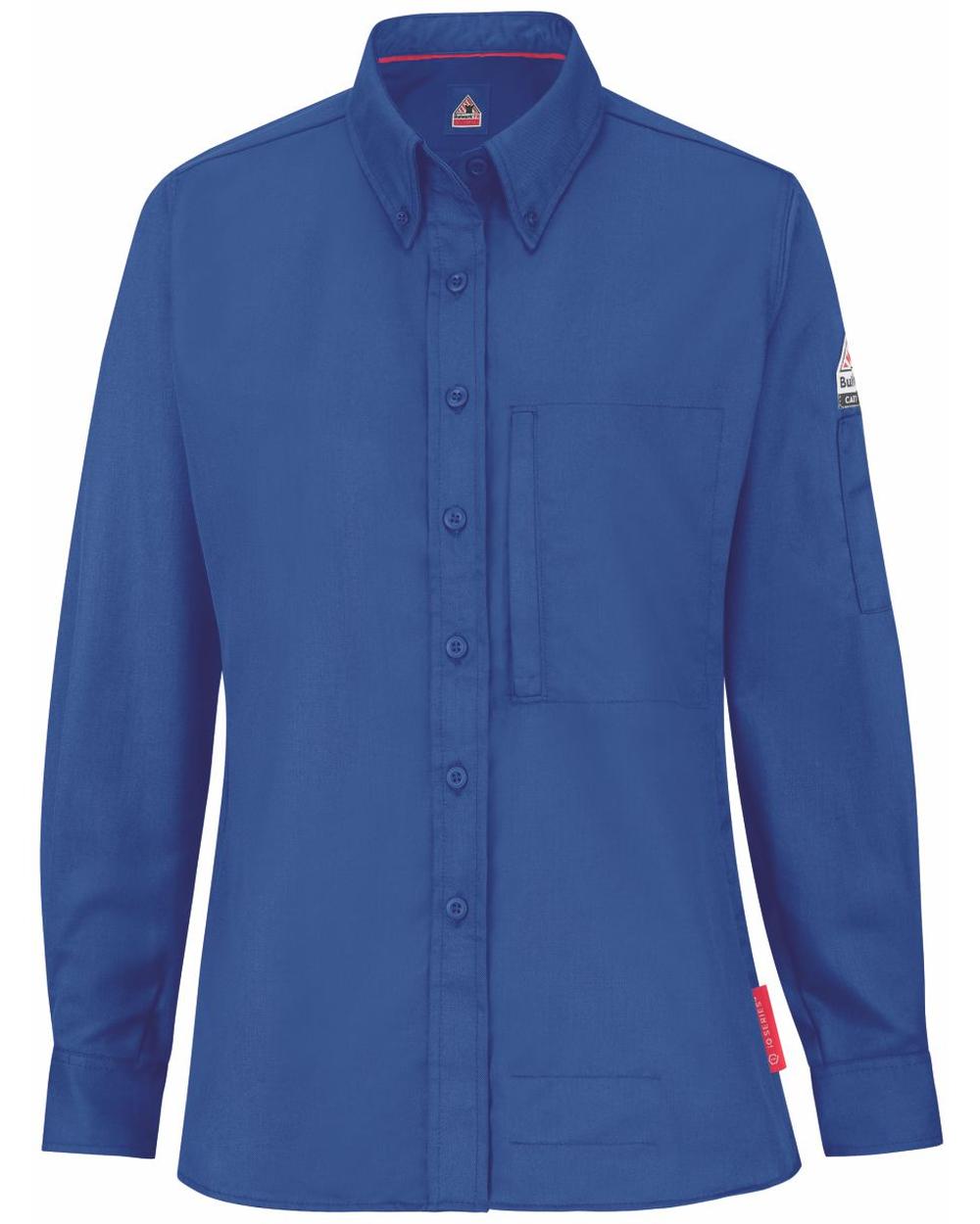 Bulwark L/S IQ Series Nomex Midweight Comfort Flame Resistant Shirt, color: Royal Blue