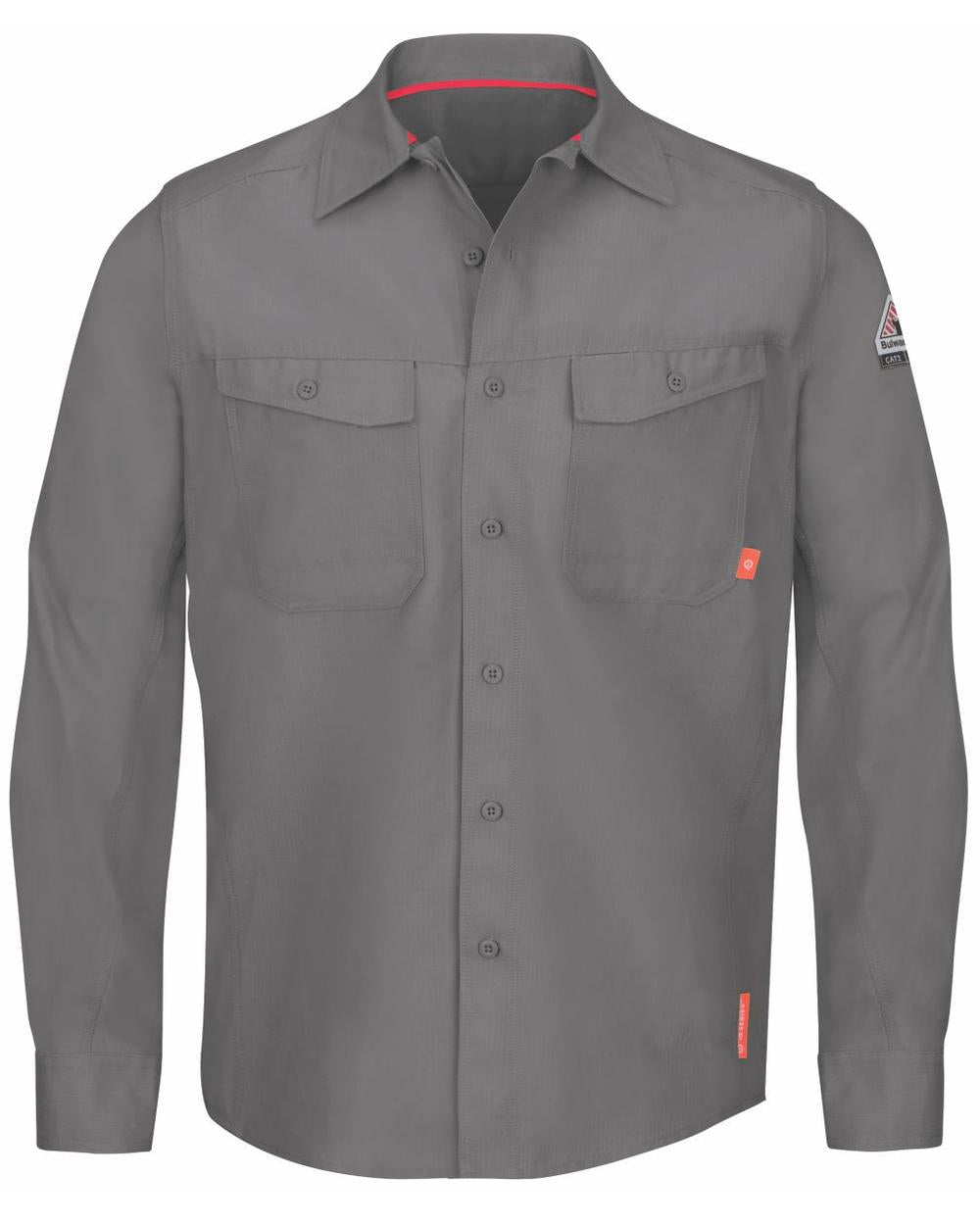 Bulwark L/S IQ Series Endurance Collection Flame Resistant Shirt, color: Grey