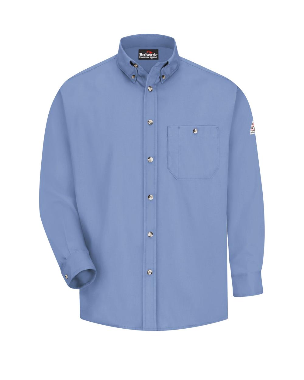 Bulwark Dress Excel Flame Resistant Shirt, color: Light Blue