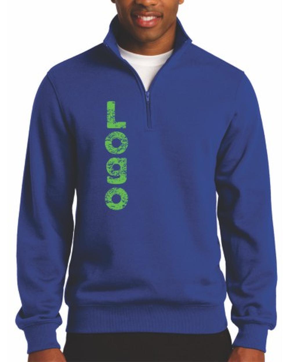 Sport-Tek 1/4 Zip Custom Sweatshirt, color: True Royal