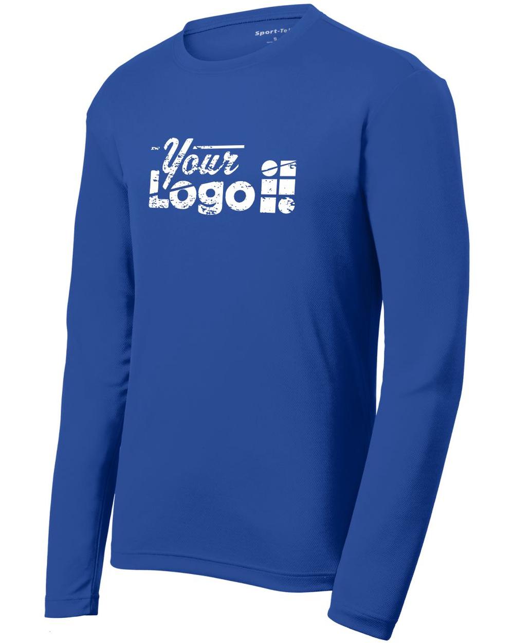 Sport-Tek L/S PosiCharge RacerMesh Custom T-Shirt, color: True Royal