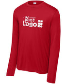 Sport-Tek L/S Competitor Custom T-Shirt, color: True Red