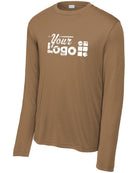 Sport-Tek L/S Competitor Custom T-Shirt, color: Woodland Brown
