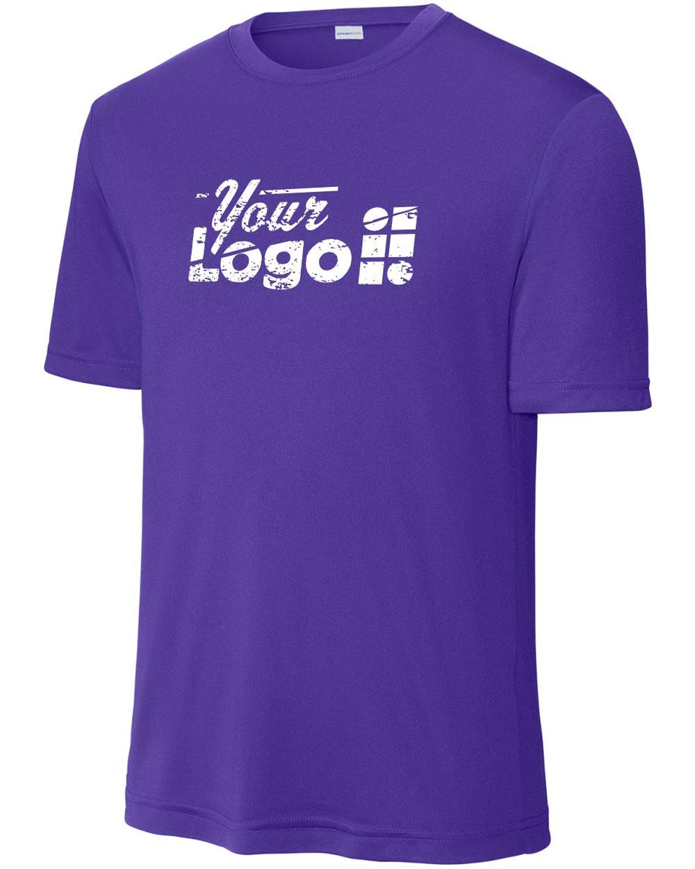 Sport-Tek S/S Competitor Custom T-Shirt, color: Purple