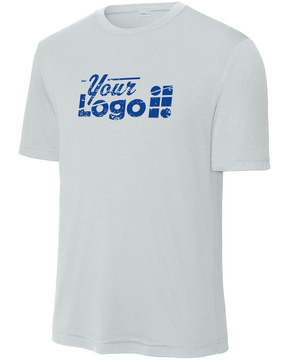 Sport-Tek S/S Competitor Custom T-Shirt, color: Silver