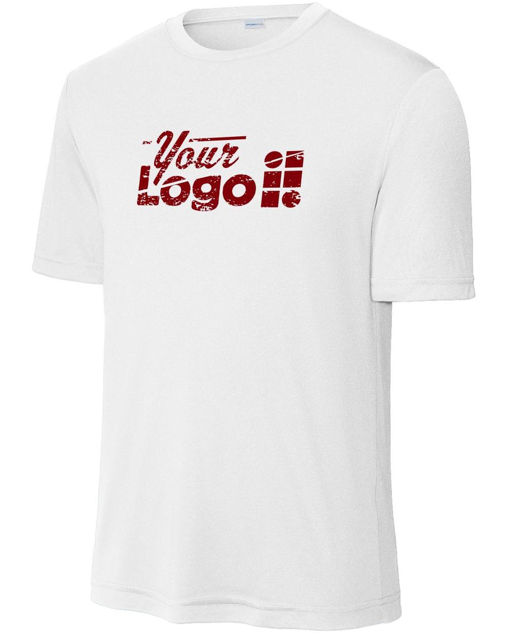 Sport-Tek S/S Competitor Custom T-Shirt, color: White