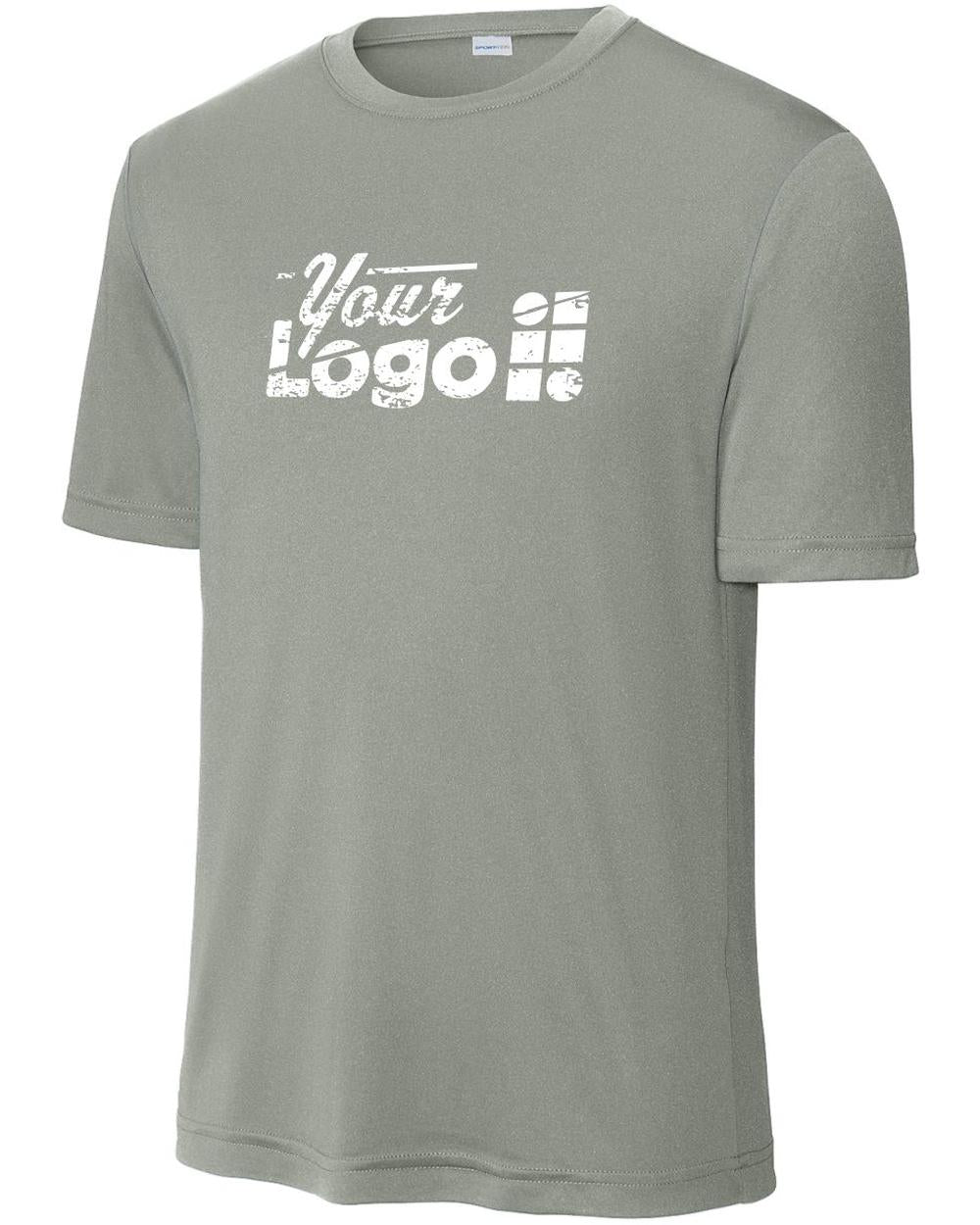 Sport-Tek S/S Competitor Custom T-Shirt, color: Grey Concrete