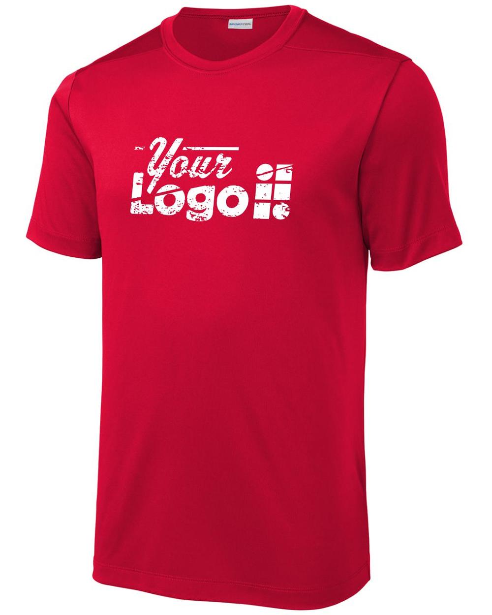 Sport-Tek S/S Posi-UV Pro Custom T-Shirt, color: True Red